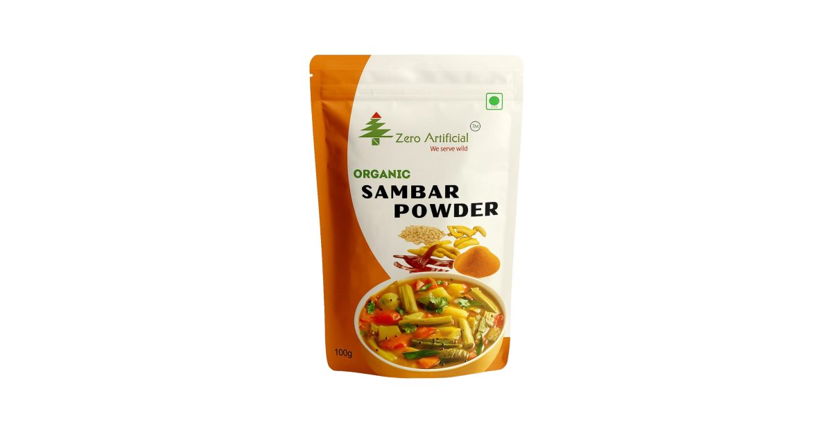 Organic Sambar Powder 100g | Zero Artificial