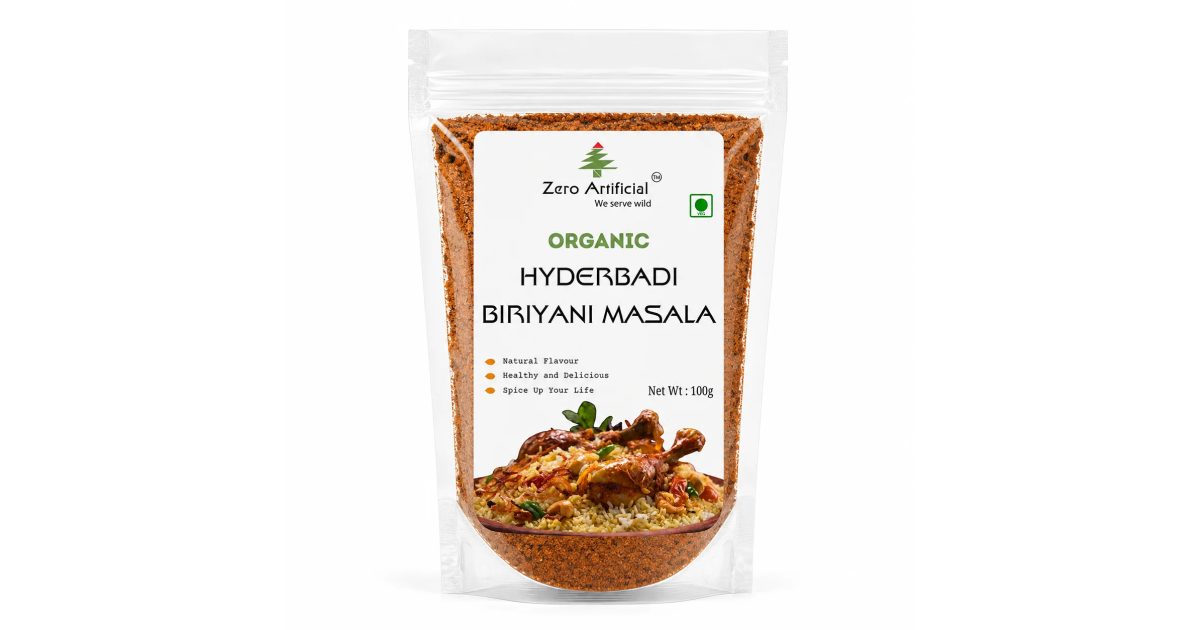 Organic Hydrabadi Biriyani Masala 100g | Zero Artificial