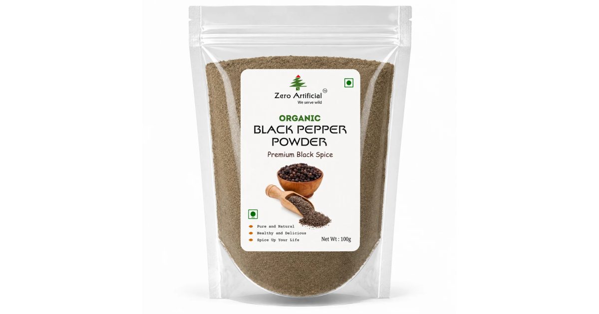 Organic Black Pepper Powder | Zero Artificial