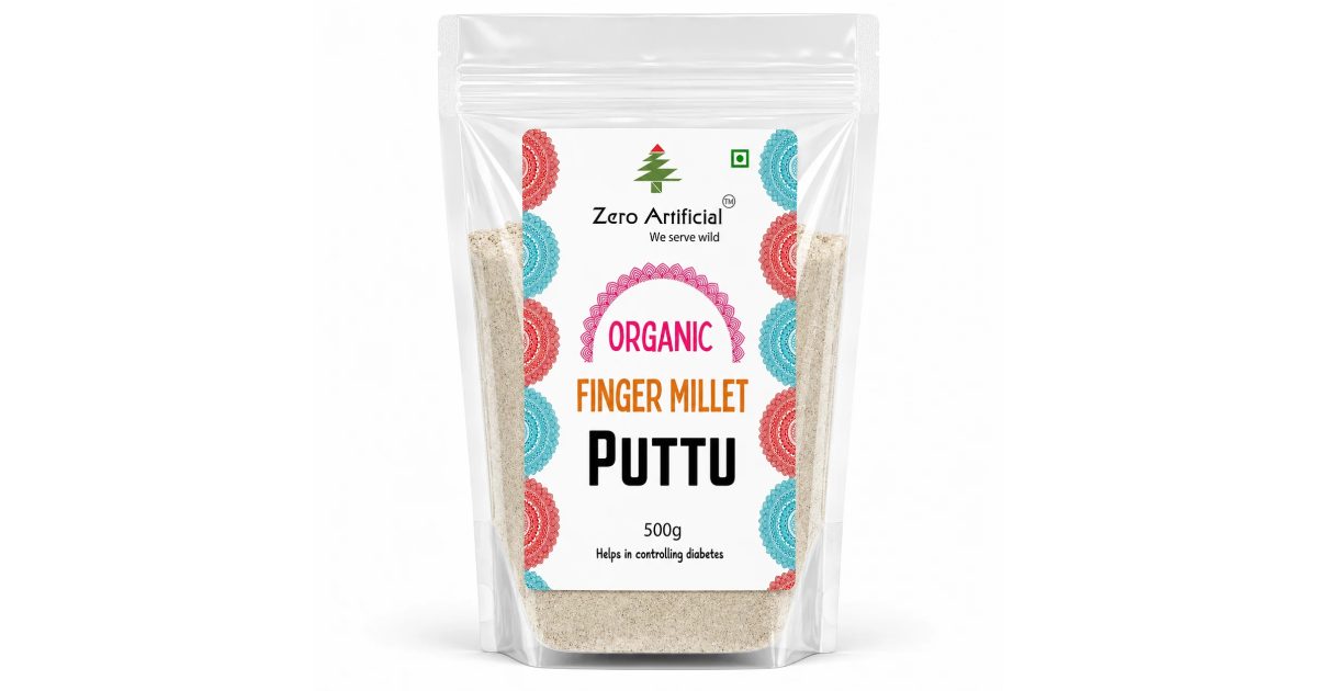 Organic Finger Millet Puttu Powder | Ragi Puttu | Zero Artificial