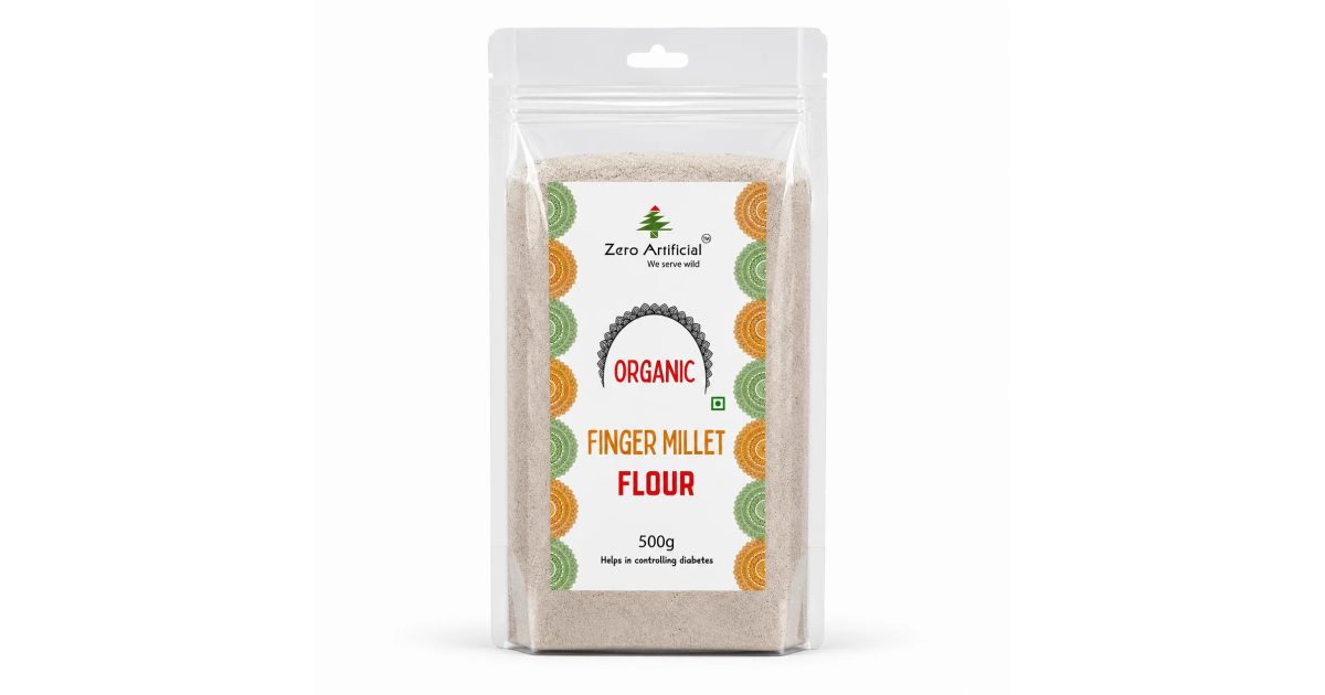 Organic Finger Millet Powder | Ragi Flour | Zero Artificial