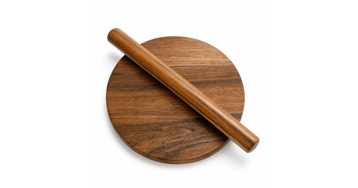 Wooden Chapati Board & Roller