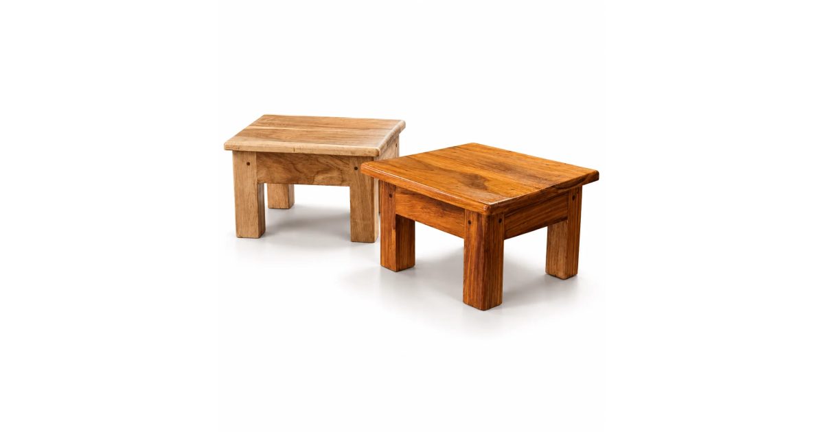 Wooden Low Stool (Quantity 1)