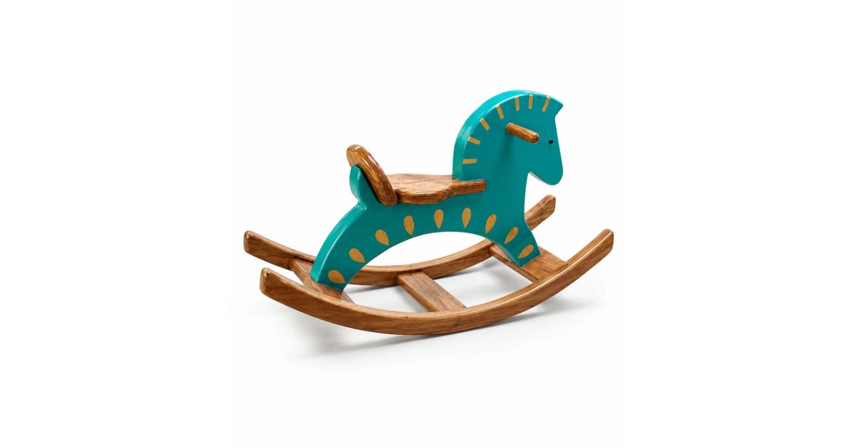 Wooden Horse Rocking Chair