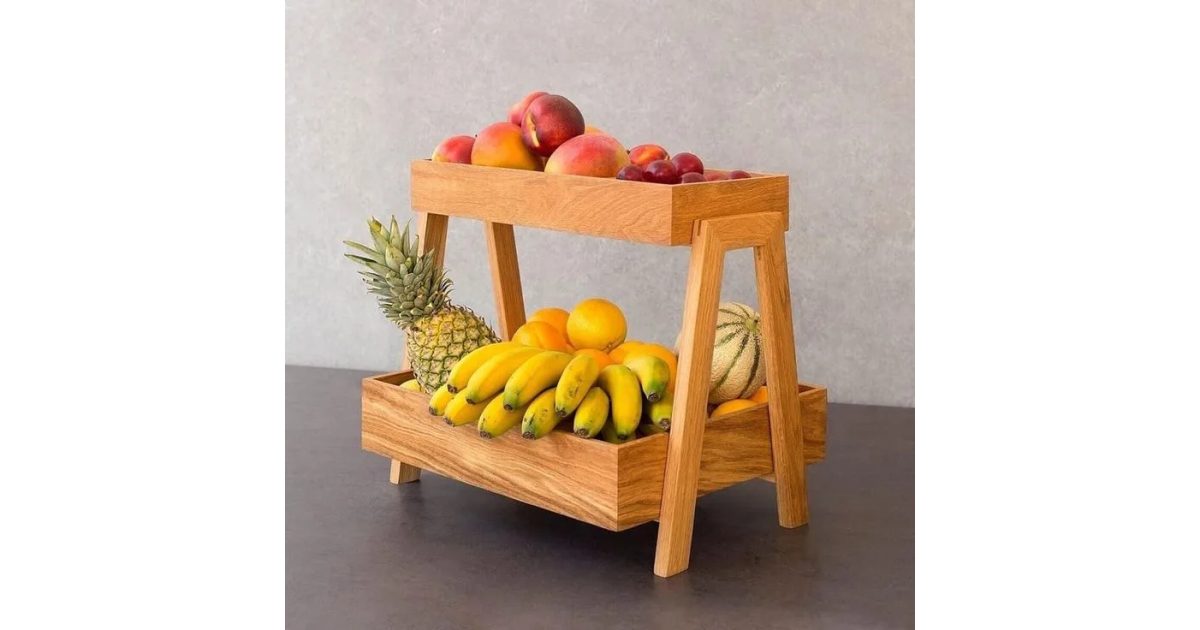 Wooden Kitchen Organizer