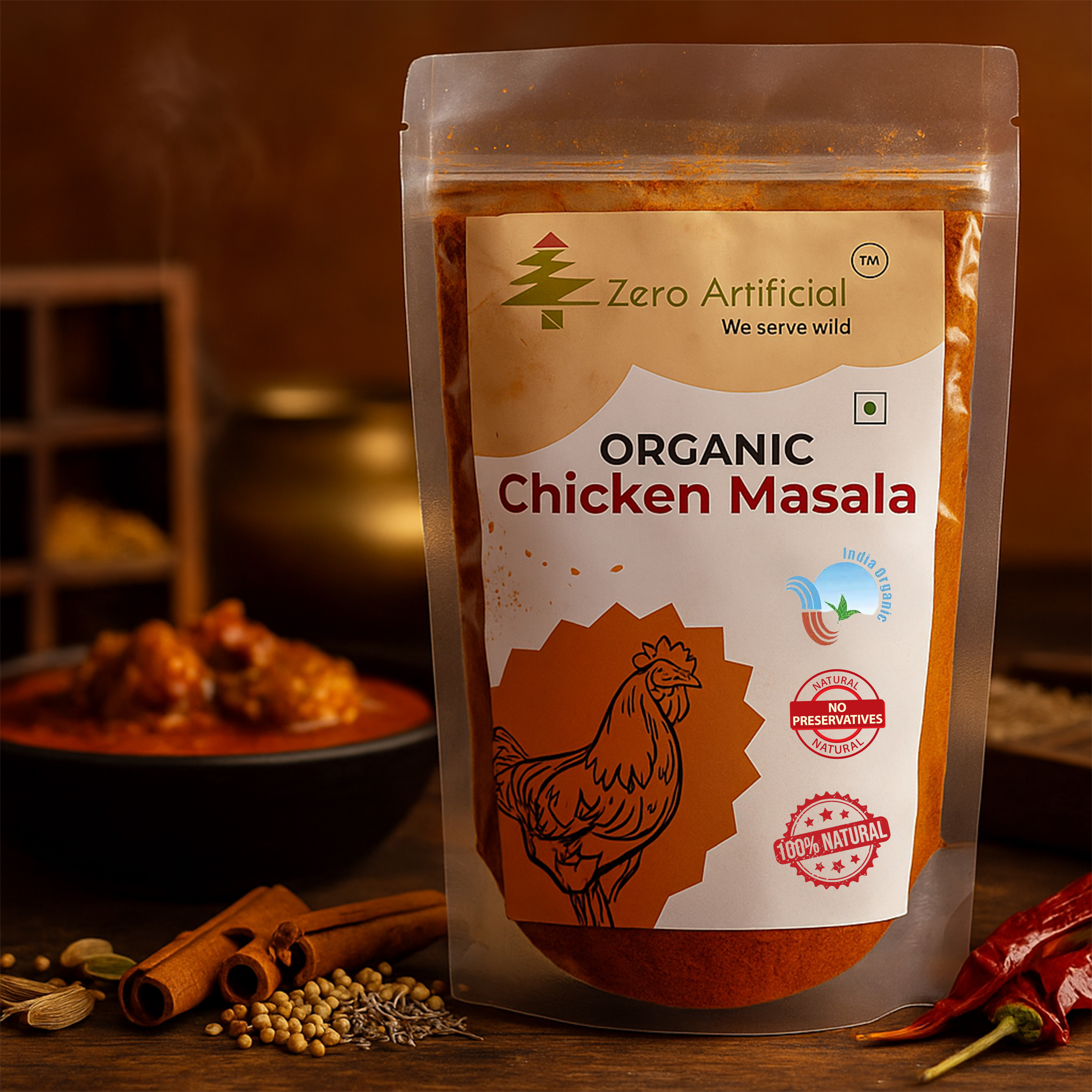 Organic Chicken Masala | Zero Artificial
