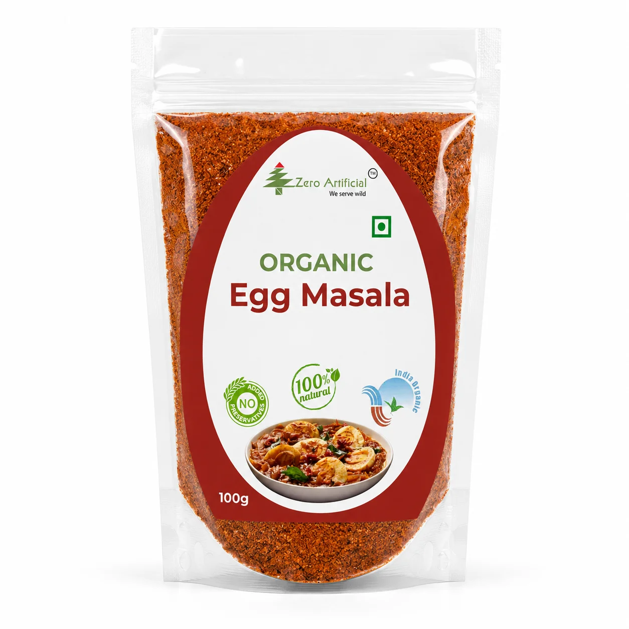 Organic Egg Masala 100g | Zero Artificial