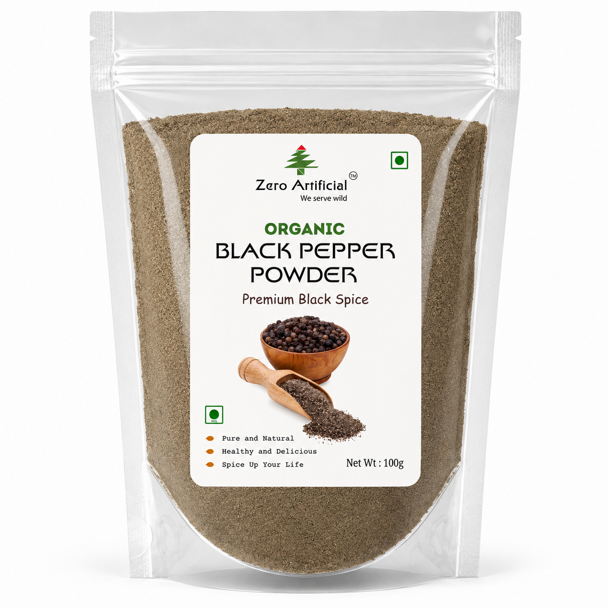Organic Black Pepper Powder | Zero Artificial