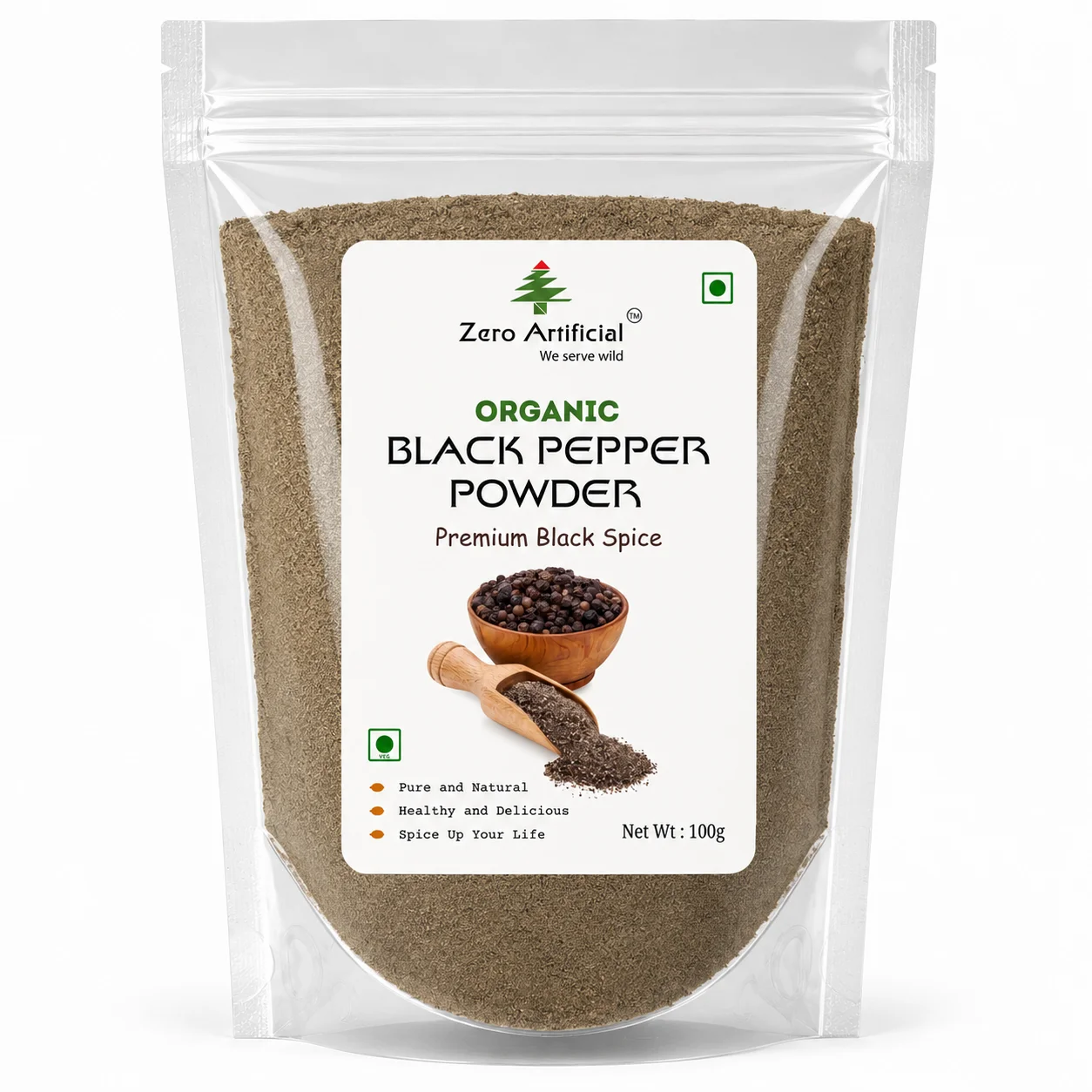 Organic Black Pepper Powder | Zero Artificial
