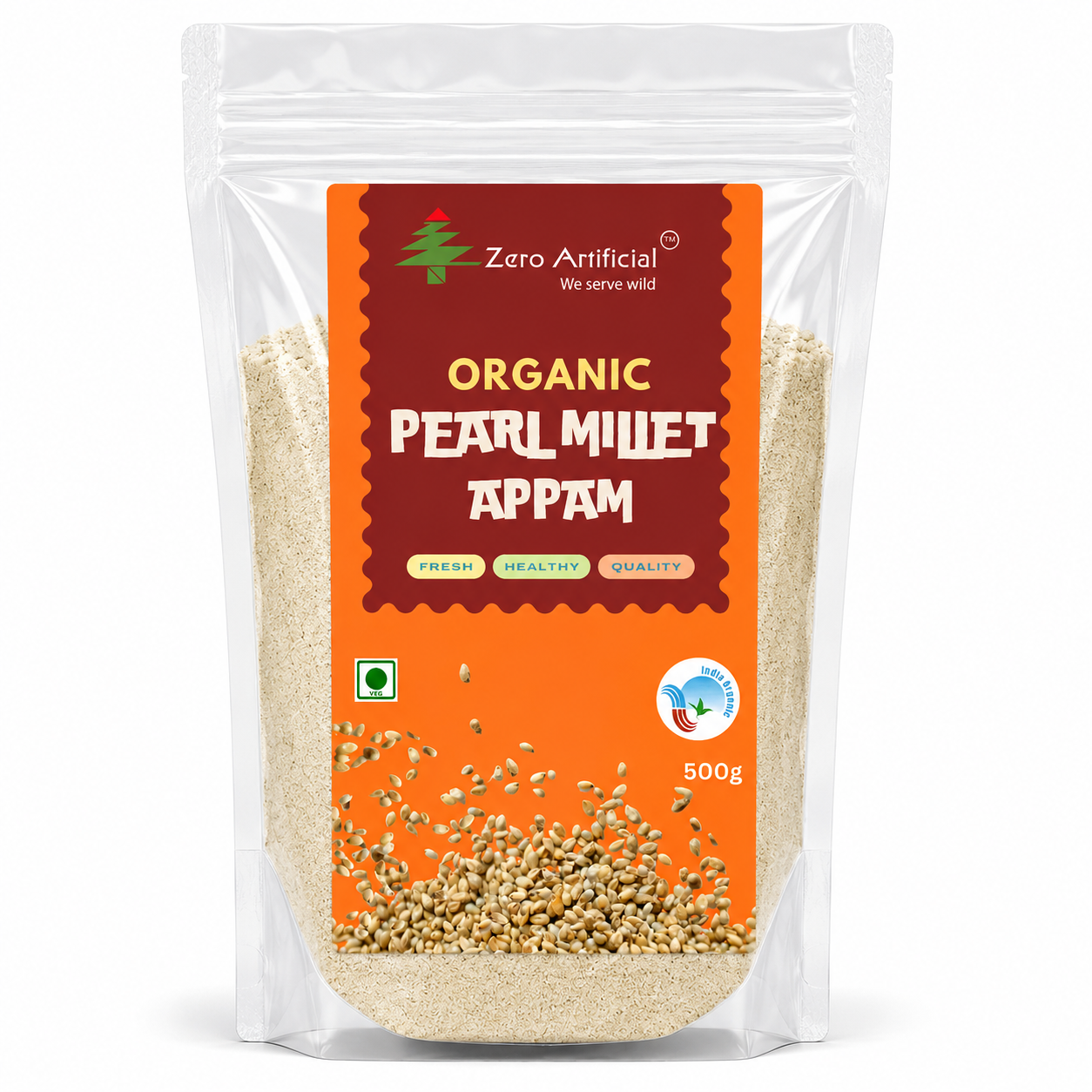 Organic Pearl Millet Appam | Kambu Appam | Zero Artificial