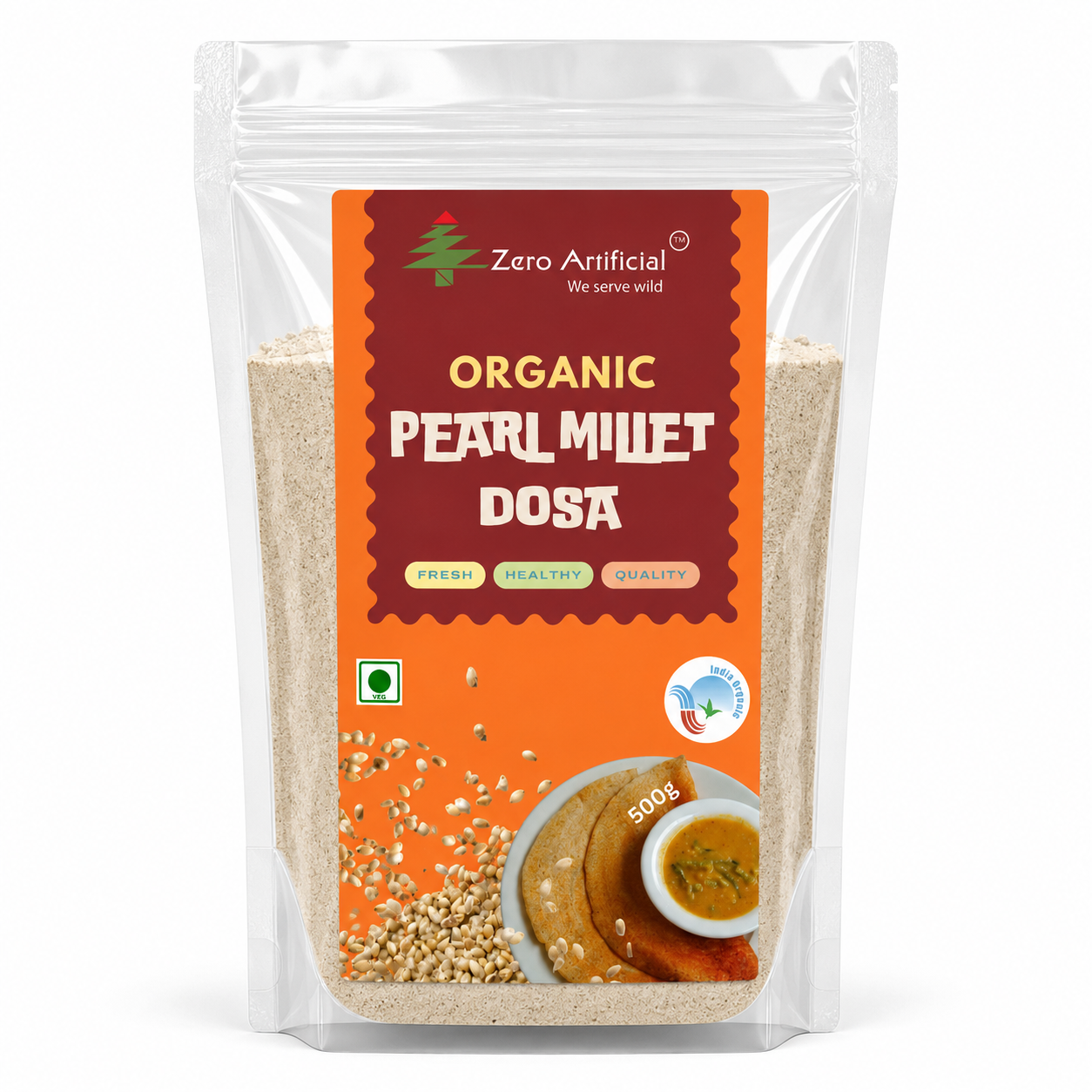 Organic Pearl Millet Dosa Powder | Kambu Dosa | Zero Artificial