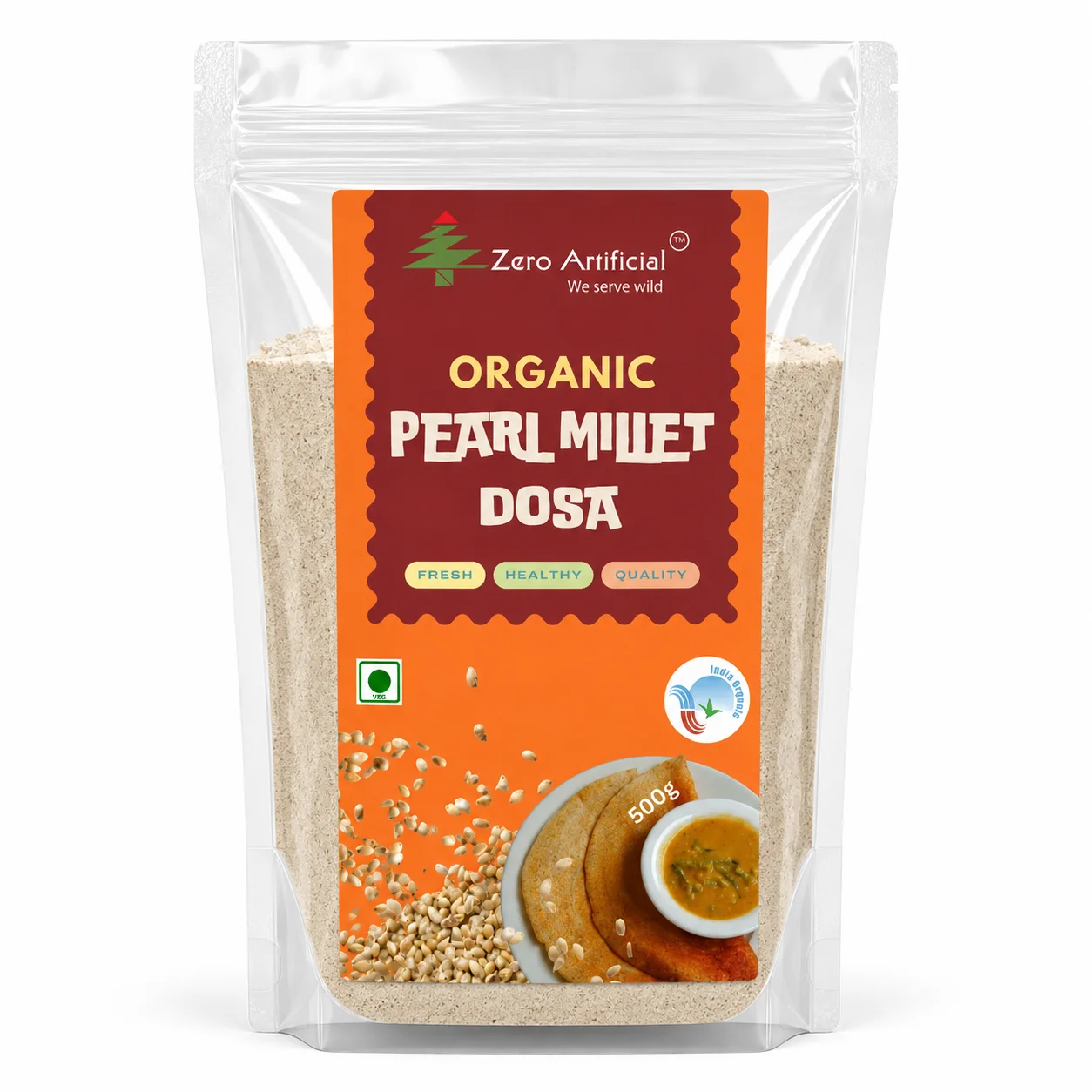Organic Pearl Millet Dosa Powder | Kambu Dosa | Zero Artificial