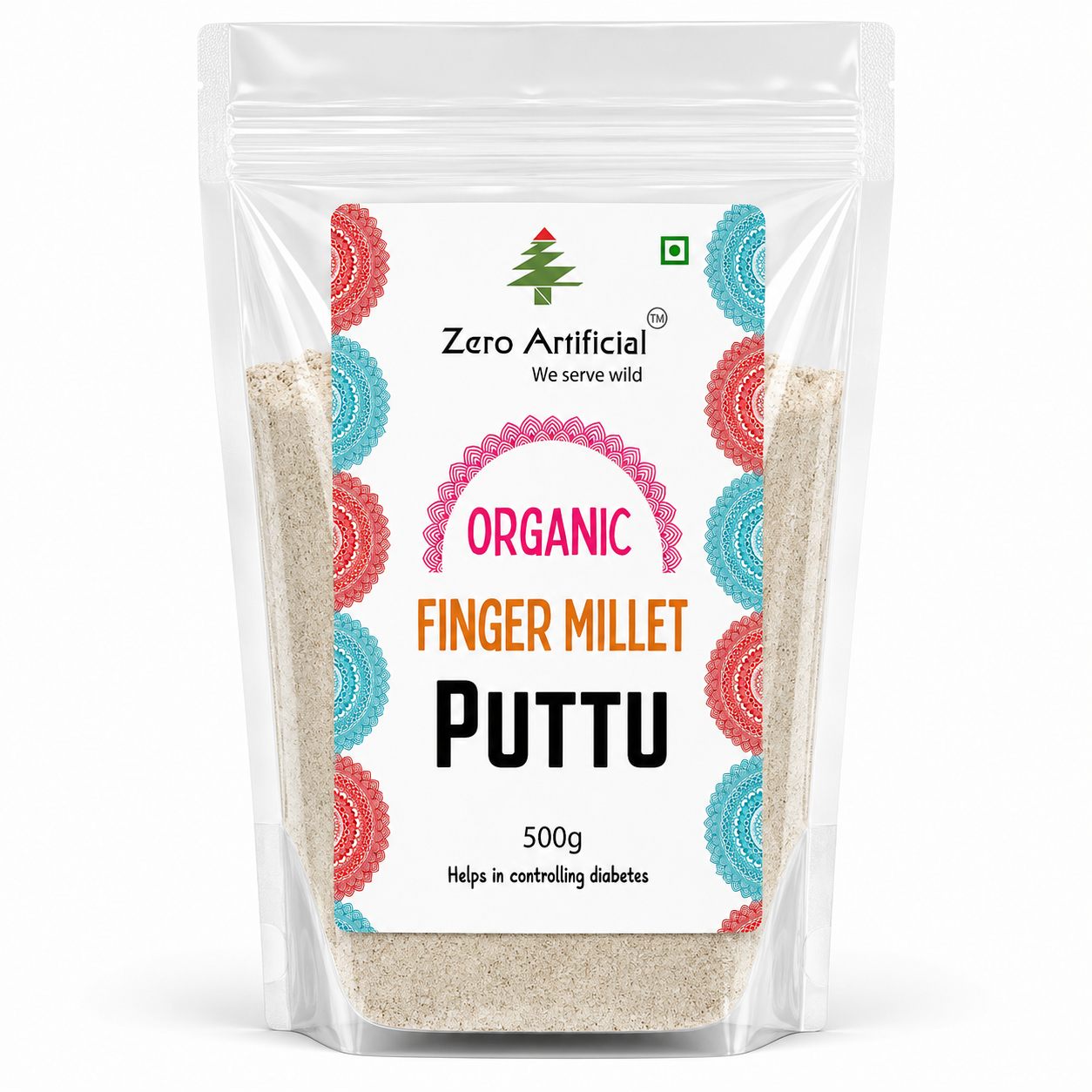 Organic Finger Millet Puttu Powder | Ragi Puttu | Zero Artificial