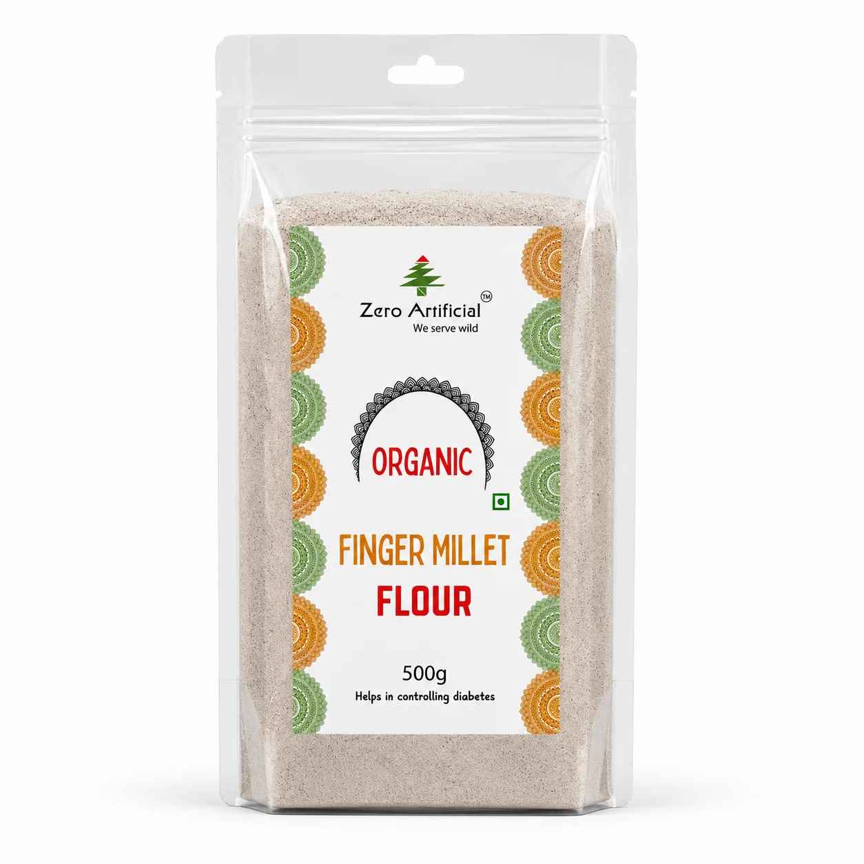 Organic Finger Millet Powder | Ragi Flour | Zero Artificial