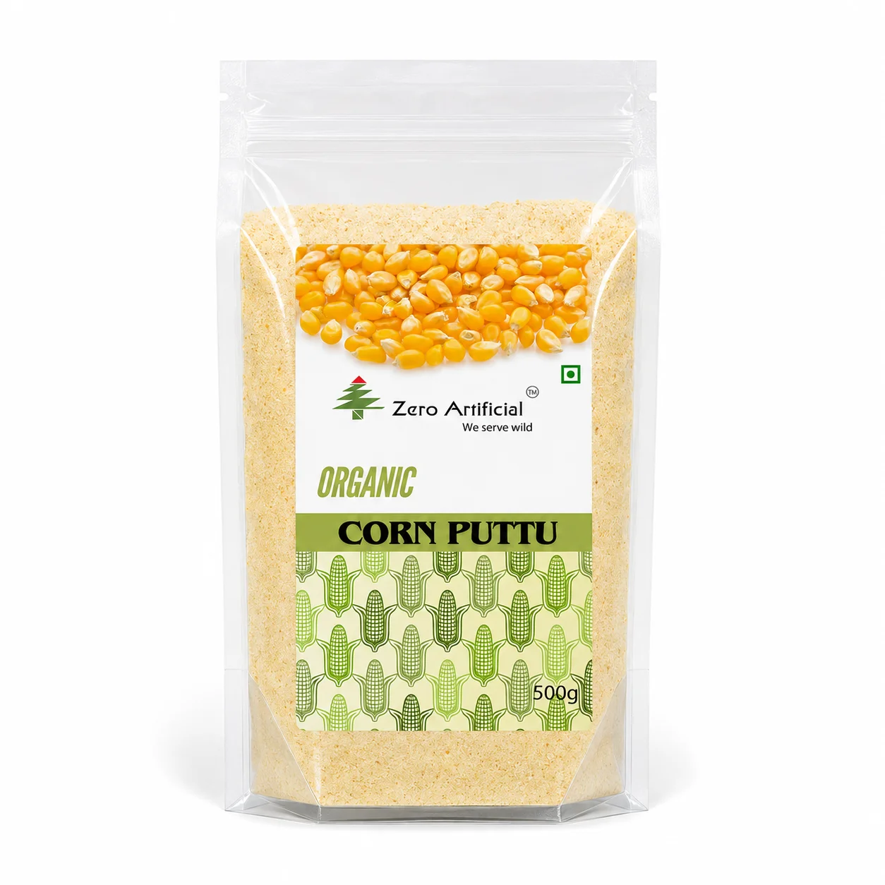 Organic Corn Puttu Powder (500 g) | Zero Artificial