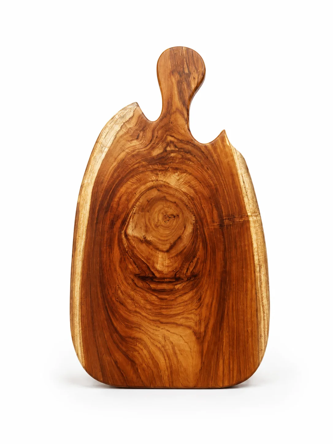Natural Wooden Serving & Cutting Board with Handle