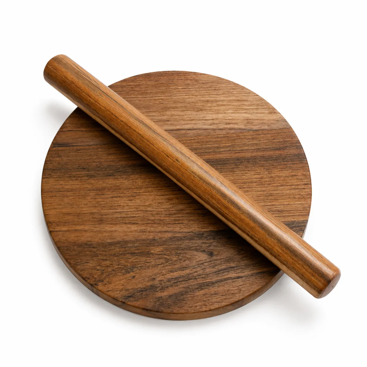 Wooden Chapati Board & Roller