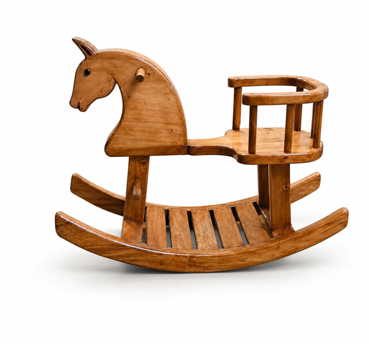 Wooden Horse Rocking Chair
